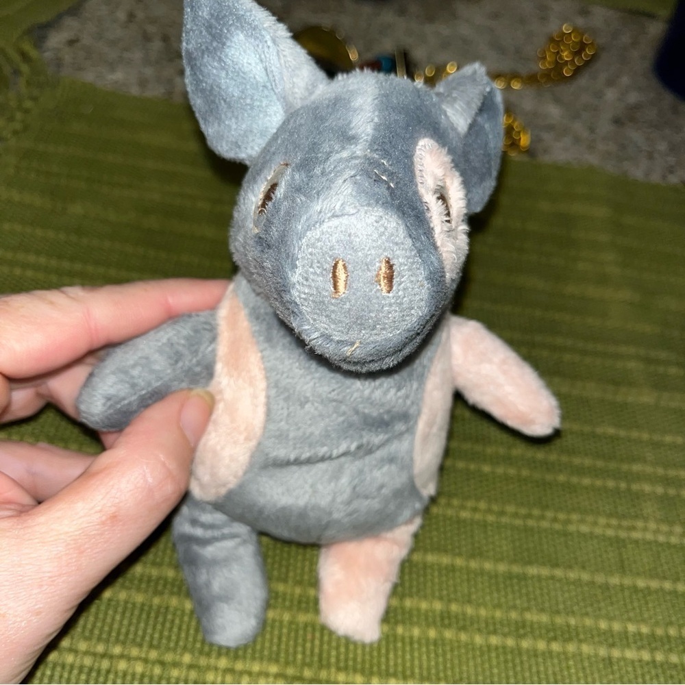 Pepa pig ikea plush toy doll pink gray Kelgris 7”
